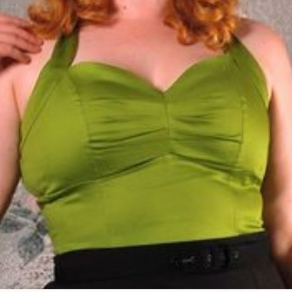 Trixie Green Top
